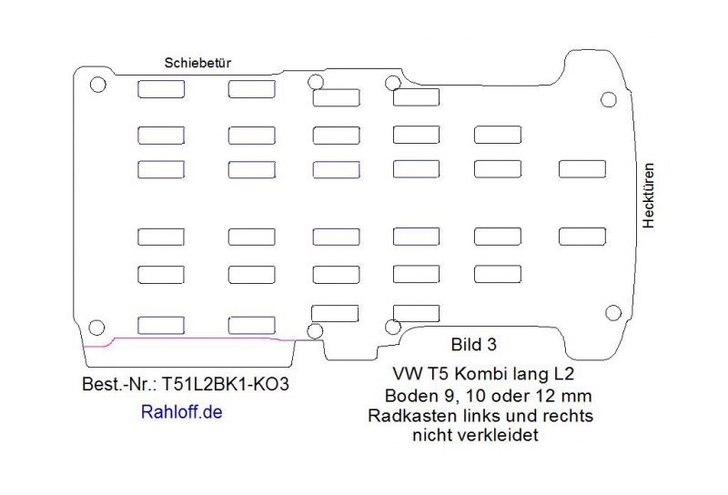 Spezialangebot: bott Bodenplatte VW T6.1 L2 H1 - Nettopreis