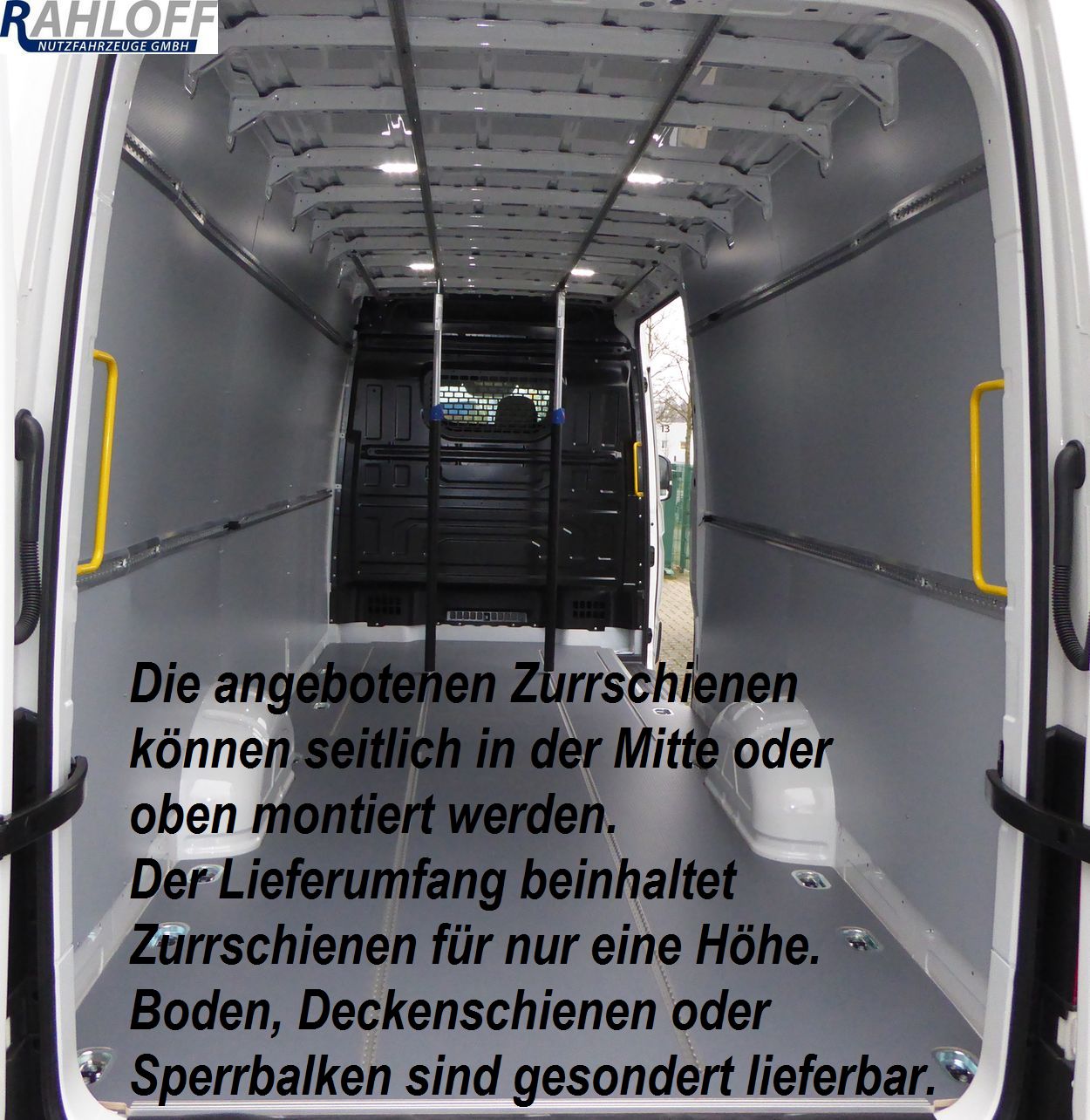 VW Gepäcknetz zur Ladungssicherung für Fahrzeuge mit Schienen