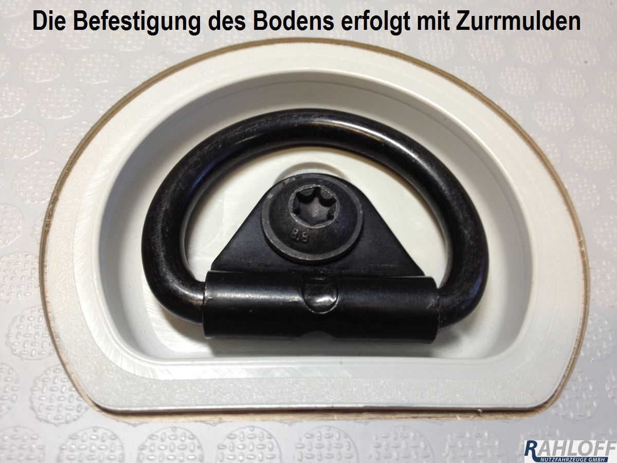 4x Ladungssicherung Zurrösen Multiflexboard 28mm für VW