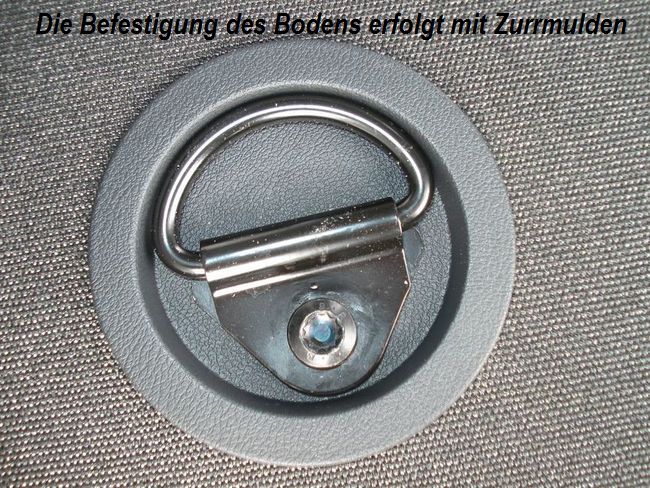 VW T5 - T6 Zurrmulde zur Bodenmontage / Befestigung
